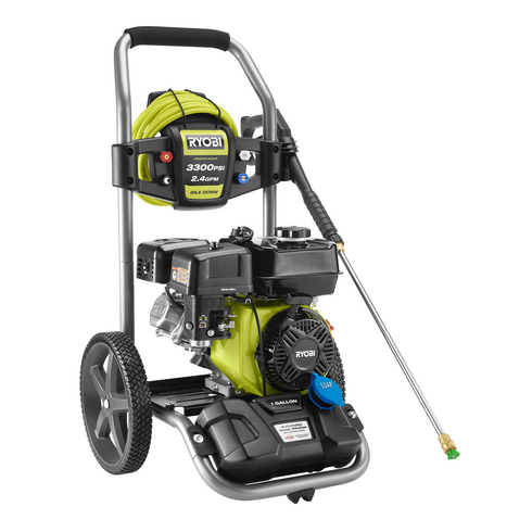 (1) RY80589 - 3300 PSI 2.4 GPM GAS PRESSURE WASHER