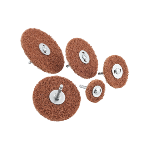 A72501 - 5 PC. Paint and Rust Removal Set (1) 2" Paint and Rust Removal Wheel (1) 3" Paint and Rust Removal Wheel (2) 4" Paint and Rust Removal Wheel (1) 5" Paint and Rust Removal Wheel