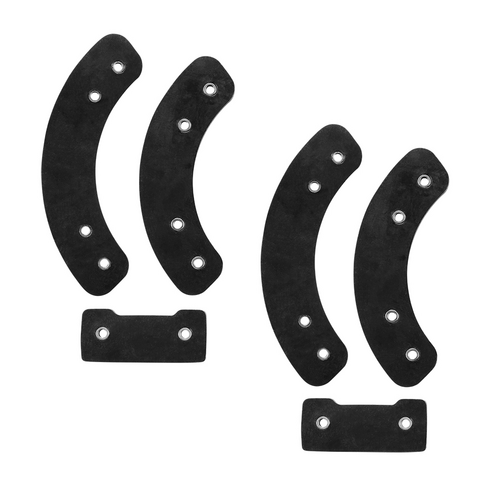 (4) 21" SNOW BLOWER RUBBER PADDLES 