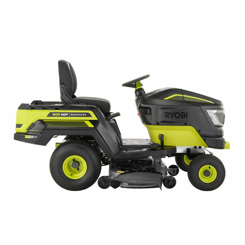 (1) RYRM8070 - 80V HP BRUSHLESS 46" BATTERY CORDLESS ELECTRIC RIDING LAWN TRACTOR