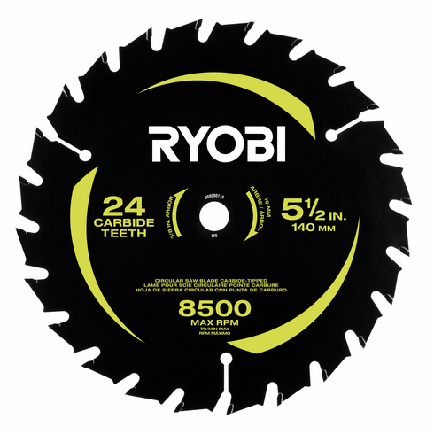 (1) 5-1/2" 24 Tooth Carbide Tipped Flooring Saw Blade