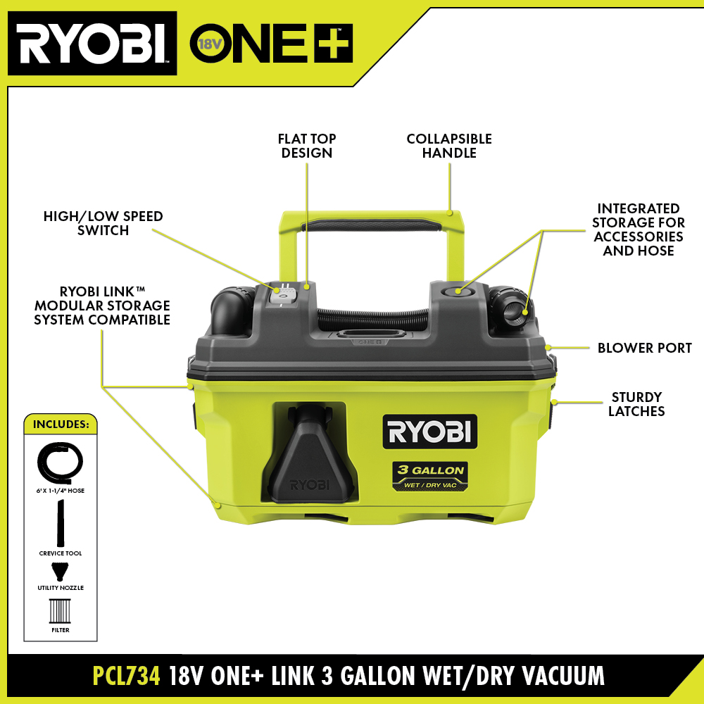 1-1/4 IN. CREVICE TOOL AND UTILITY NOZZLE - RYOBI Tools