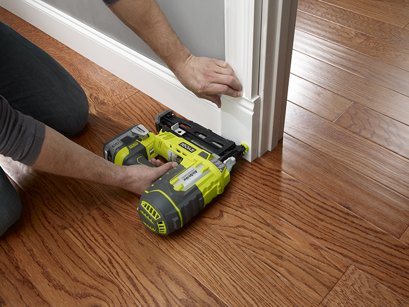 Ryobi battery deals operated finish nailer