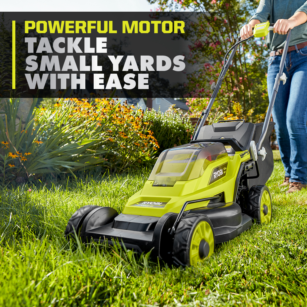 Ryobi 13 best sale electric lawn mower