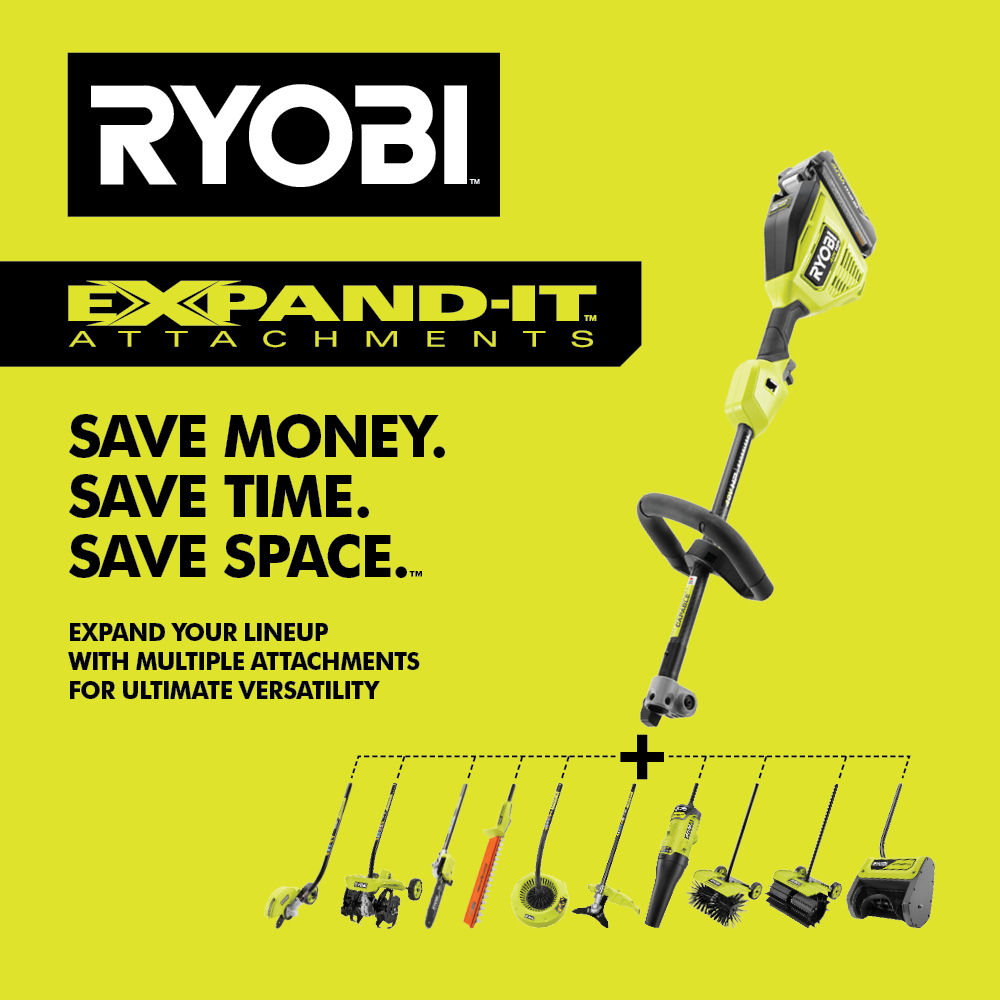 RYOBI Tri-Arc Brush Cutter Blade and Expand-It Brands