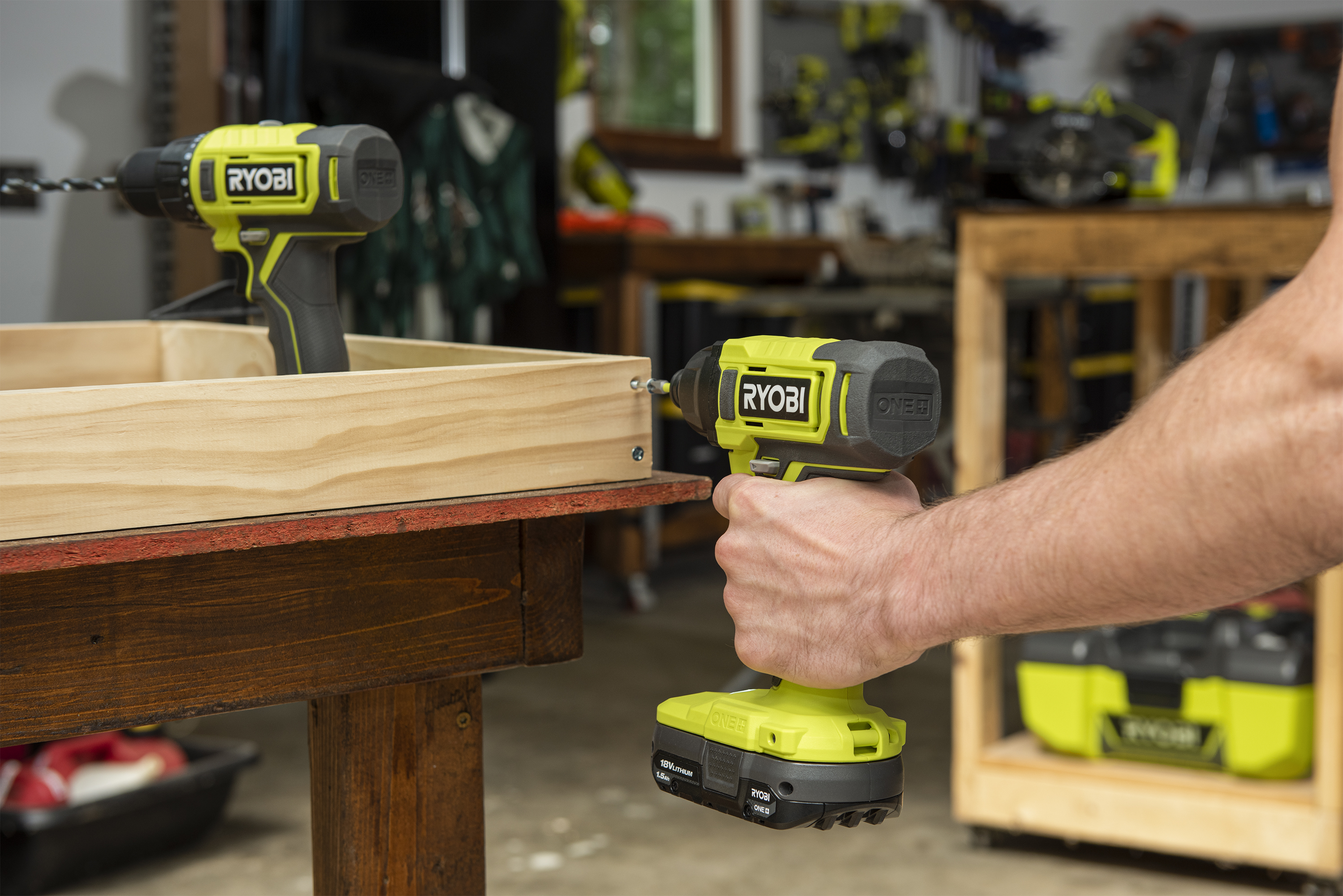 Ryobi ONE+ 18V Cordless 1/4 in. Impact Driver Kit with 1.5 Ah Battery and  Charger (P235AK1) 