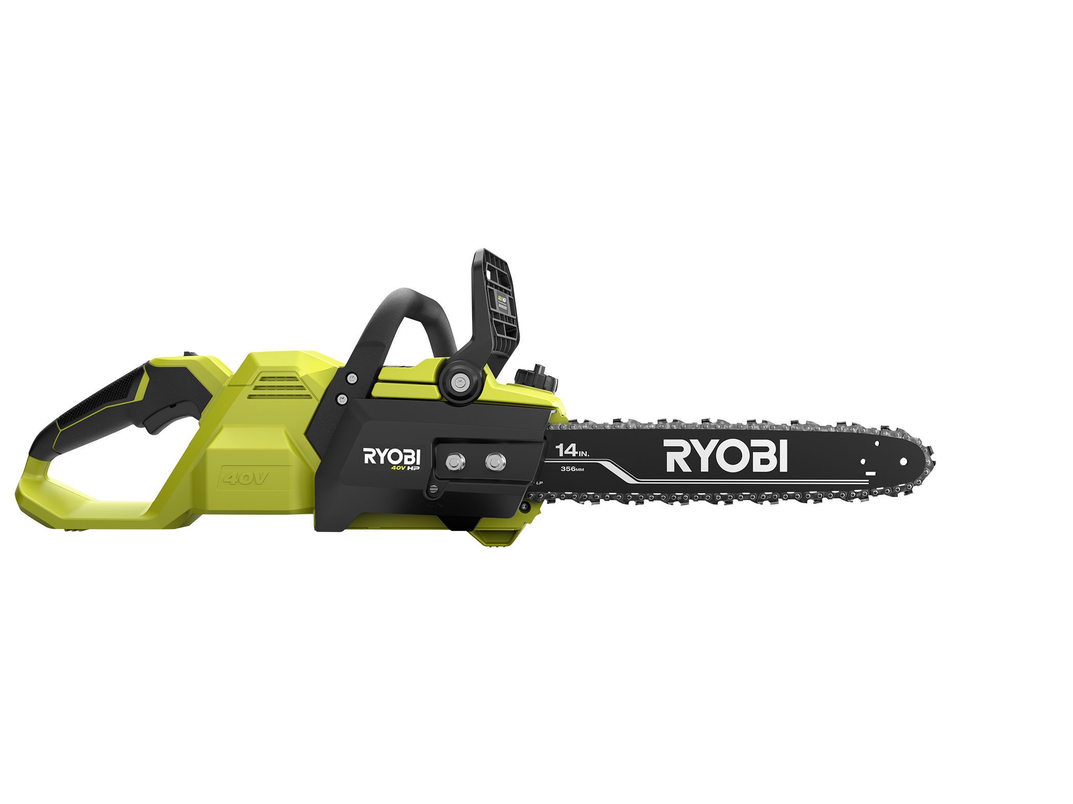 RYOBI 40V HP Brushless 14 in. Battery Chainsaw w/Extra Chain