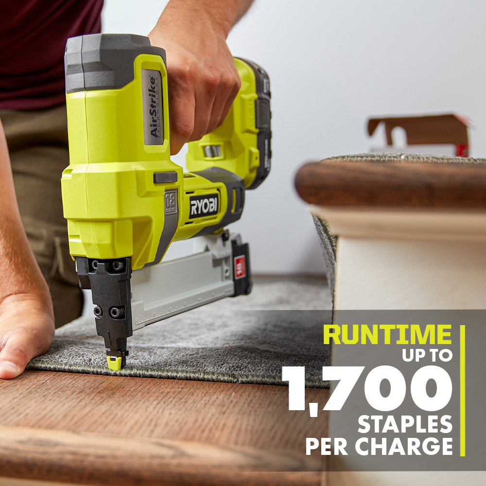 Ryobi airstrike 2025 crown stapler