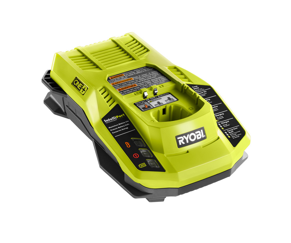 Ryobi p118 lithium ion dual chemistry best sale battery charger for one+ 18 volt batteries