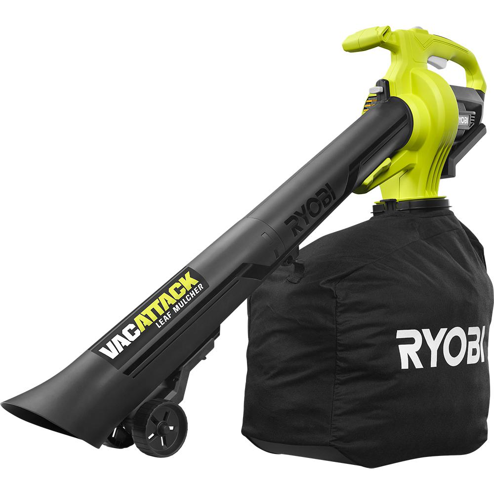 40V VAC ATTACK LEAF VACUUM/MULCHER - RYOBI Tools