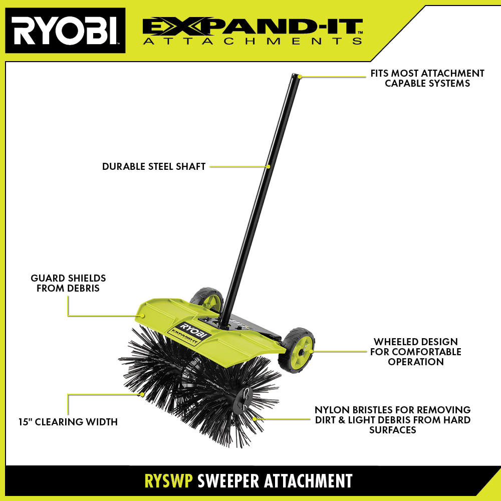 EXPANDIT SWEEPER ATTACHMENT RYOBI Tools