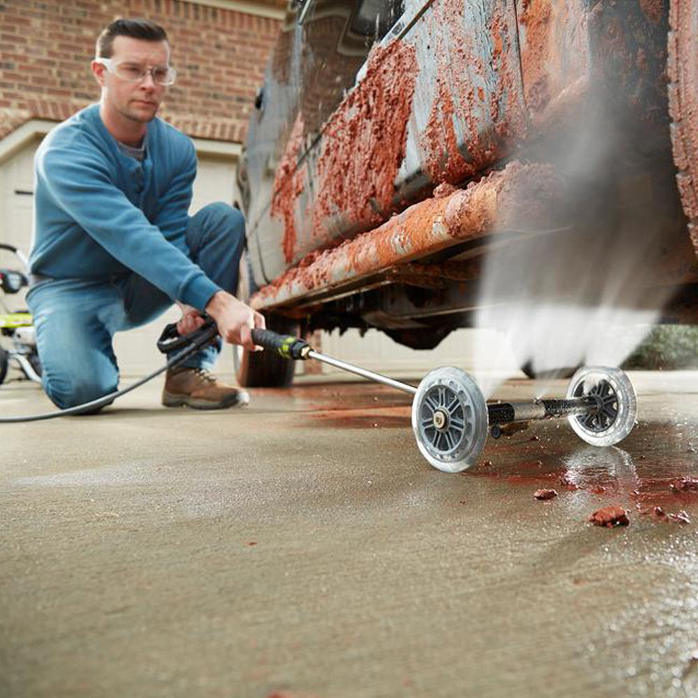 Ryobi pressure outlet washer undercarriage