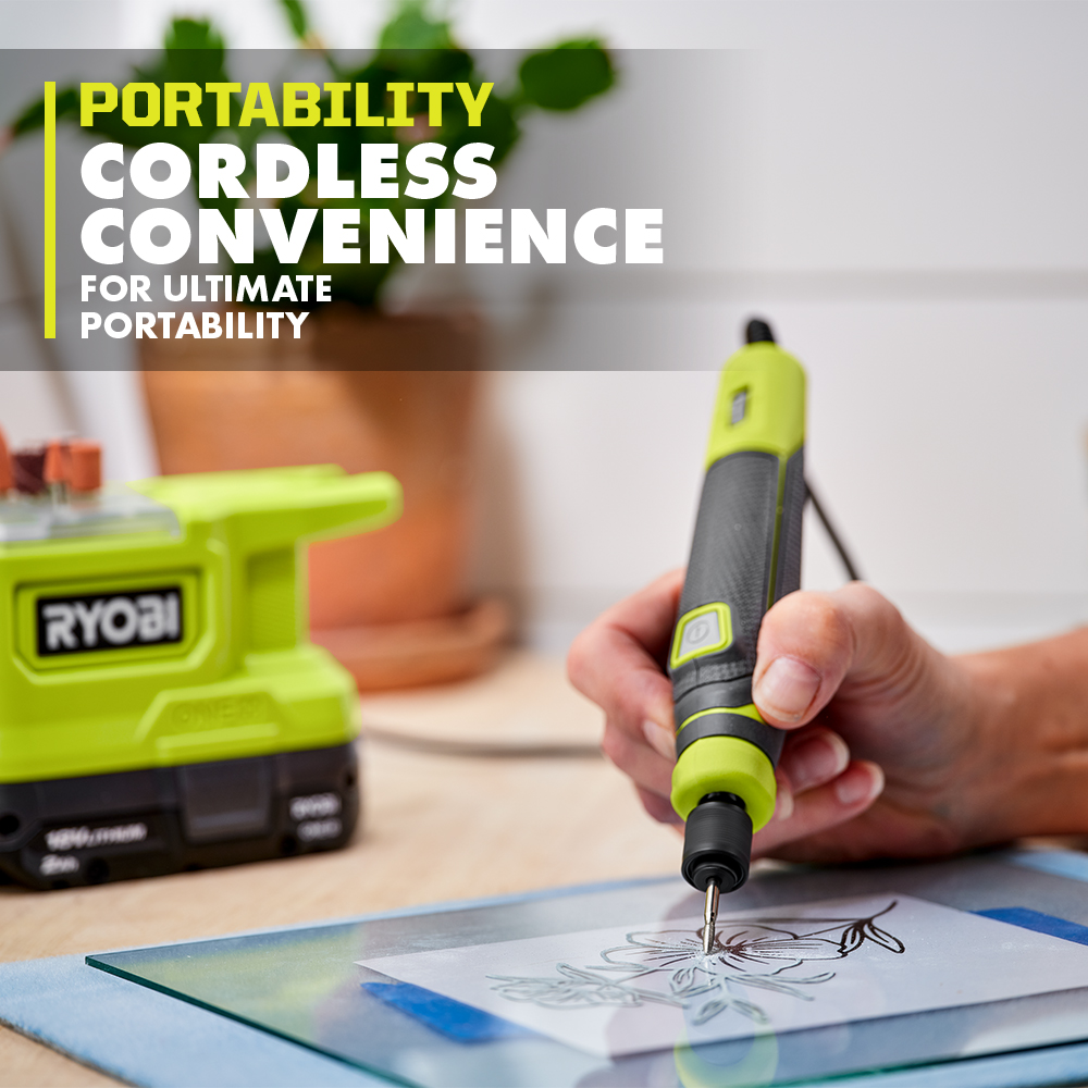 RYOBI 18V ONE+ Precision Craft Rotary Tool Kit