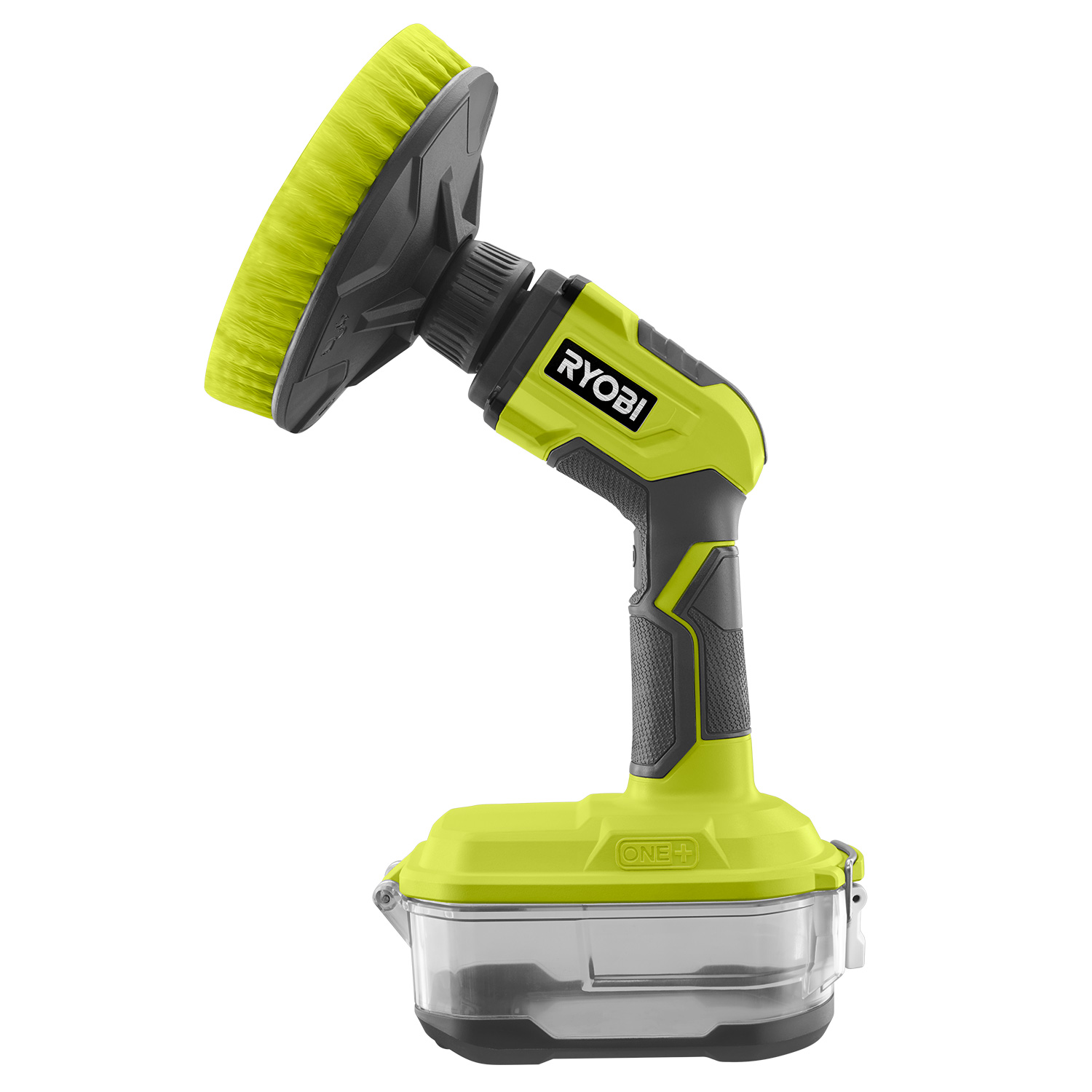 Ryobi One+ 18V Cordless Compact Power Scrubber Kit with 2.0 Ah Battery and Charger