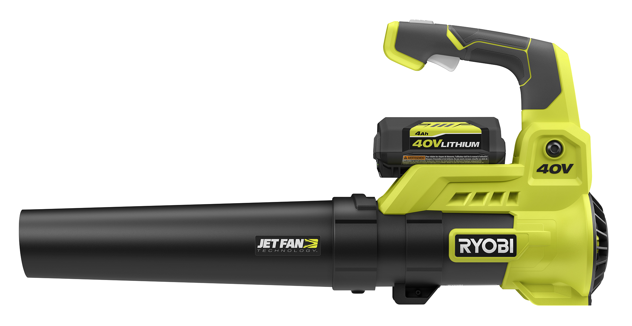 RYOBI 40V Cordless Battery String Trimmer and Jet Fan Blower Combo