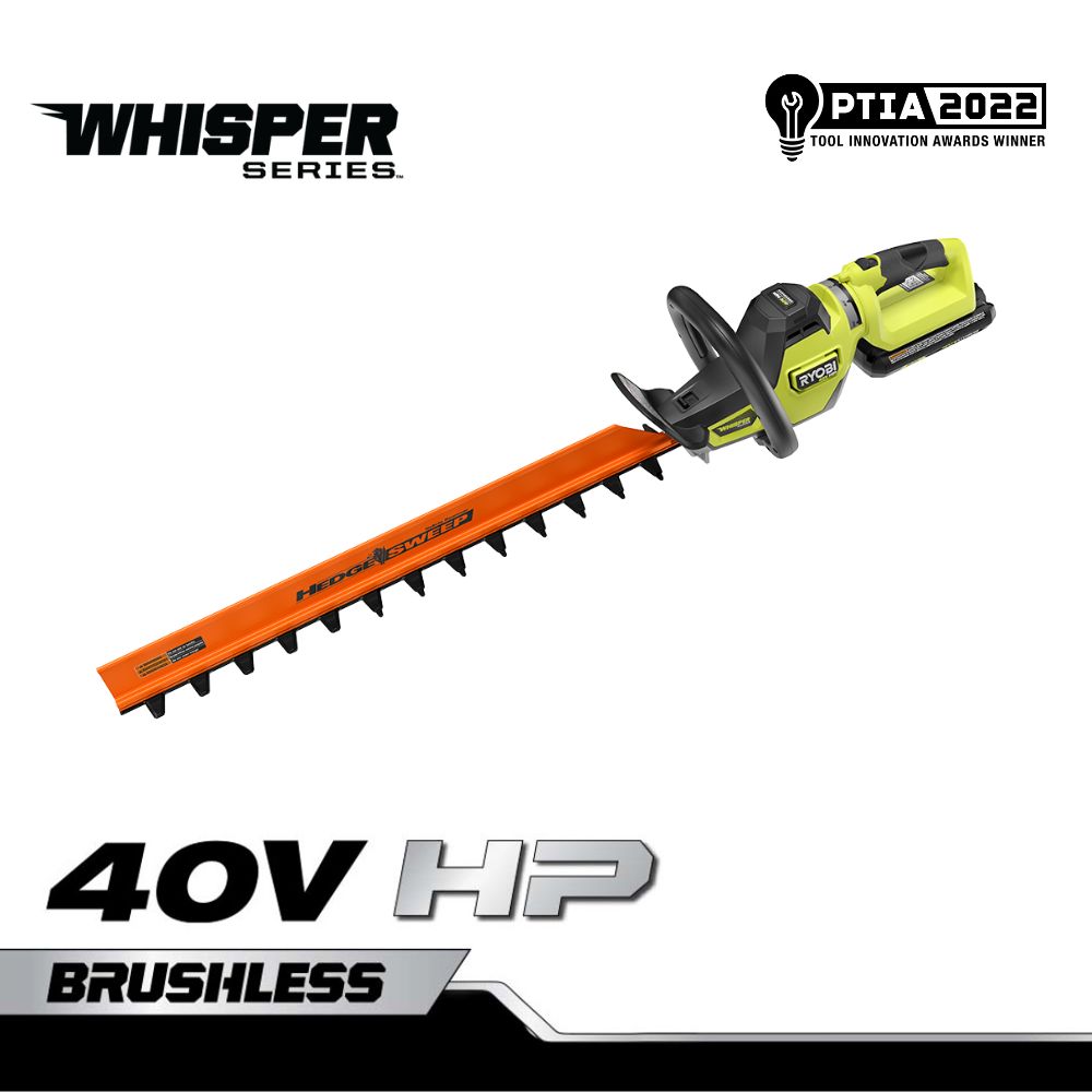 40V HP BRUSHLESS WHISPER SERIES 26" HEDGE TRIMMER KIT