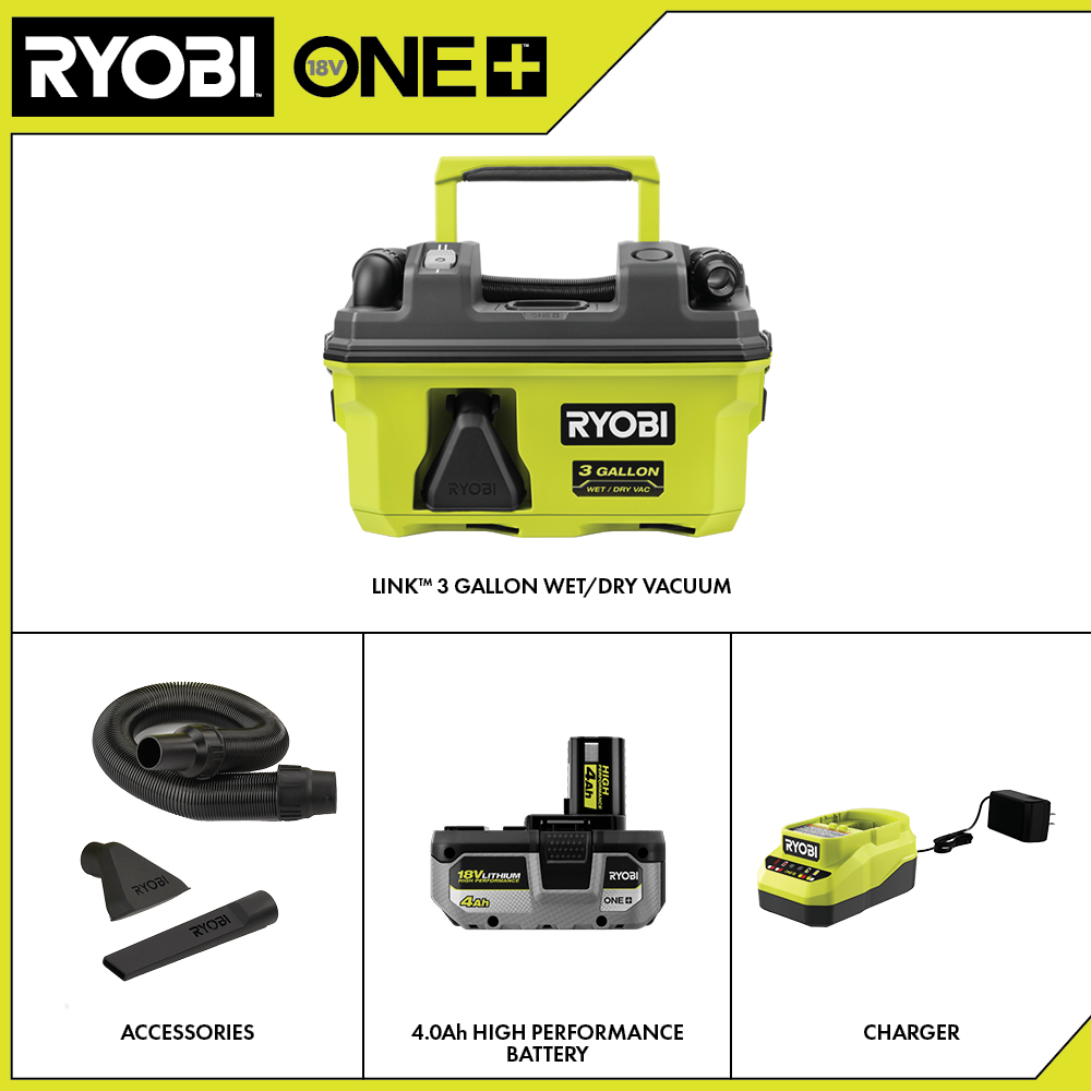 Recently got this cordless shop vac. Anyone have good links for an  attachment set, wands, etc? : r/ryobi