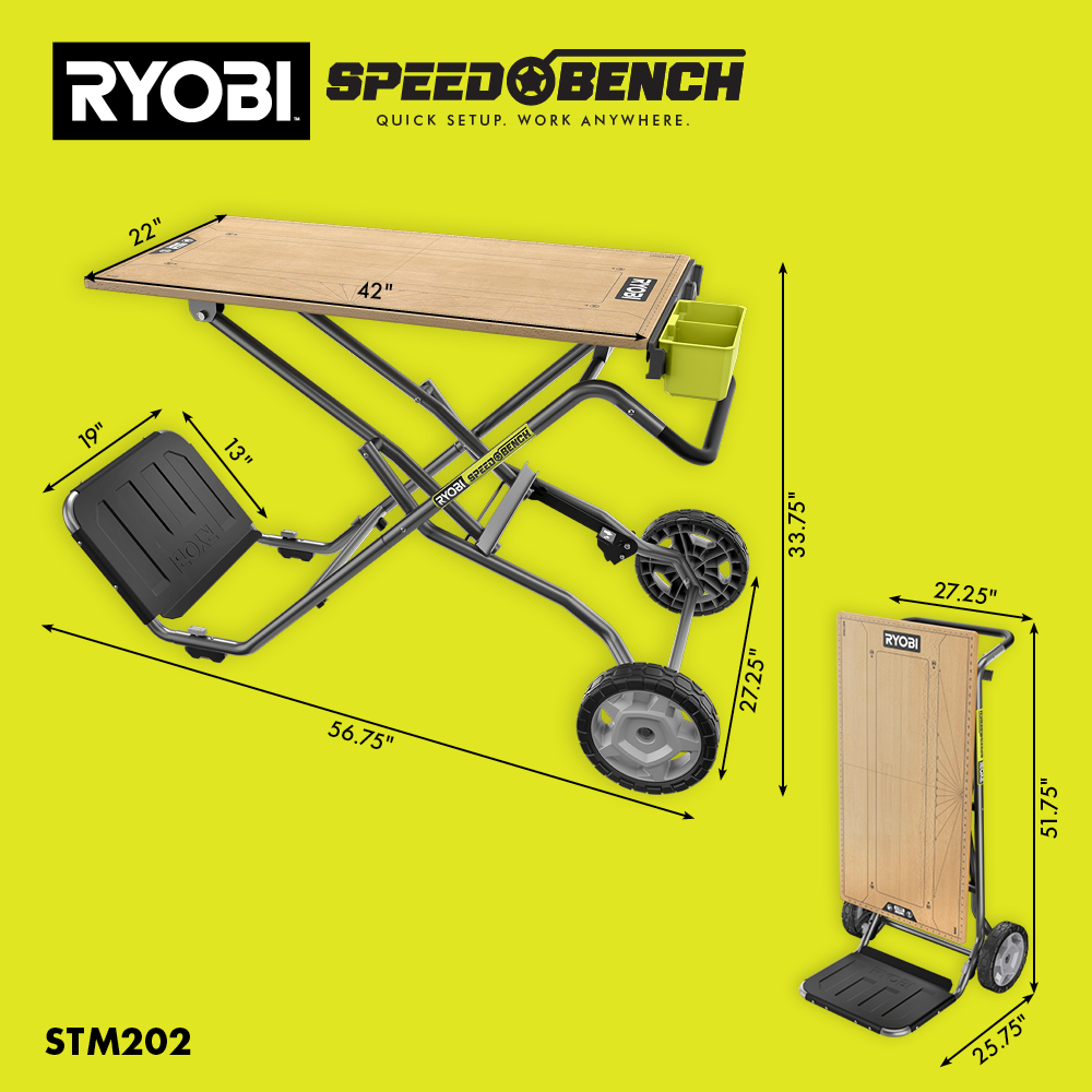 SPEED BENCH MOBILE WORKSTATION - RYOBI Tools