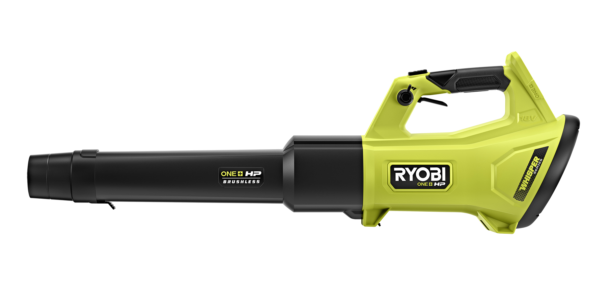 RYOBI ONE+ HP 18V Brushless Whisper Series 130 MPH 450 CFM Cordless Battery  Leaf Blower (Tool Only) P21014BTL - The Home Depot