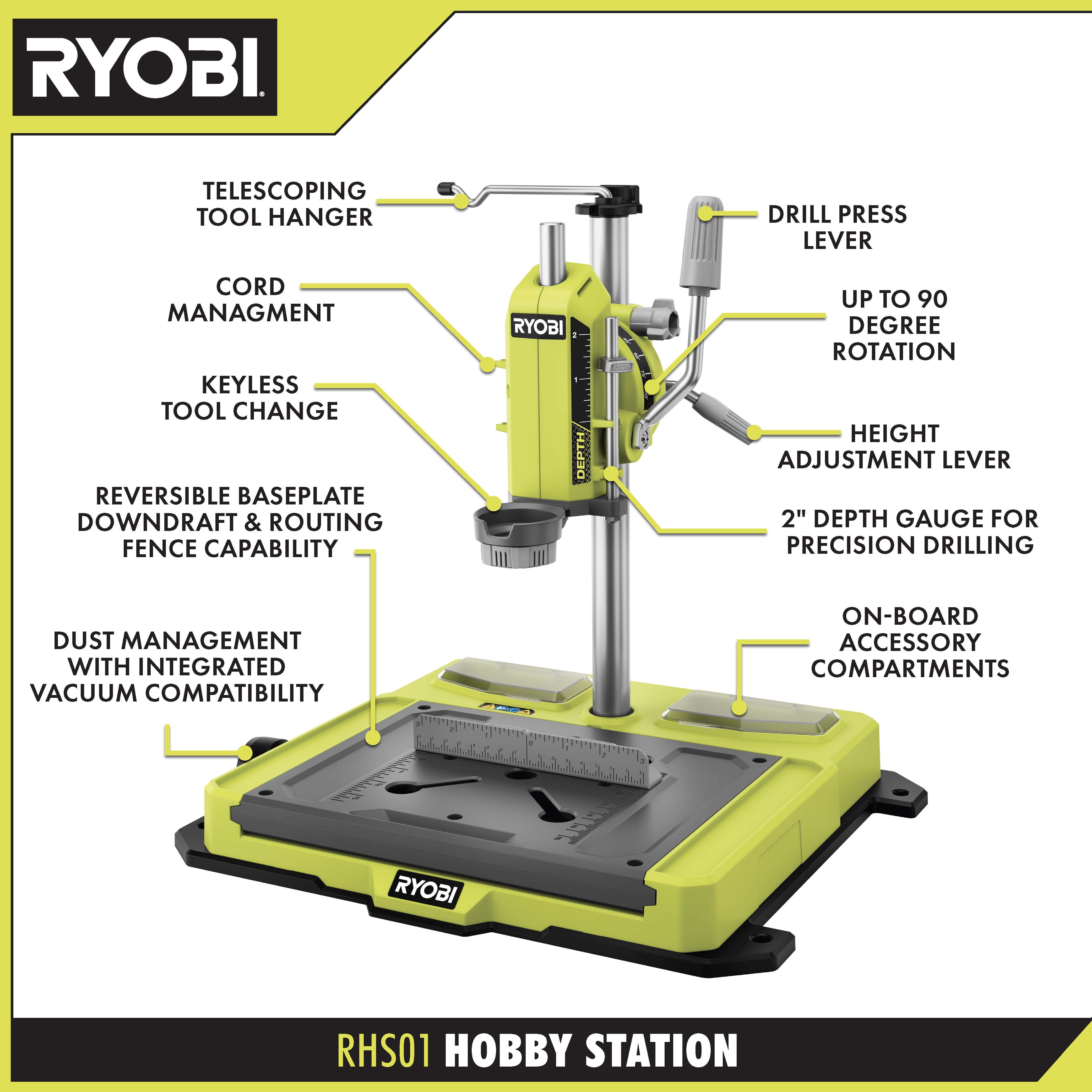 RYOBI Rotary Tool Keyless Chuck
