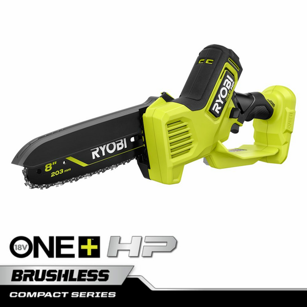Product photo: 18V ONE+ HP COMPACT BRUSHLESS 8" PRUNING CHAINSAW