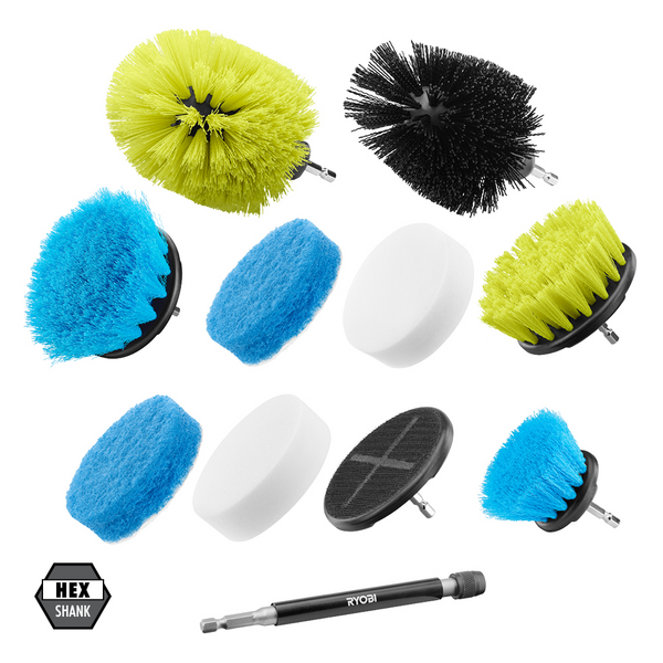 Product photo: 11 PC. SCRUBBER ACCESSORY KIT