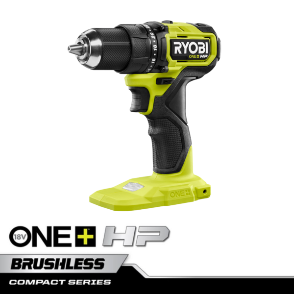 Product photo: 18V ONE+ HP Compact Brushless 1/2" Drill/Driver