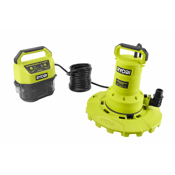 Product photo: 18V ONE+ 20 GPM SUBMERSIBLE WATER TRANSFER PUMP KIT