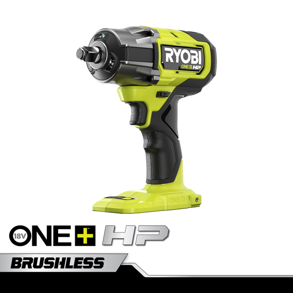 18V ONE+ HP Brushless 4-Mode 1/2" Impact Wrench -... - RYOBI Tools