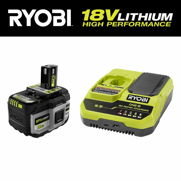 Product photo: 18V ONE+ 8AH LITHIUM HIGH PERFORMANCE STARTER KIT