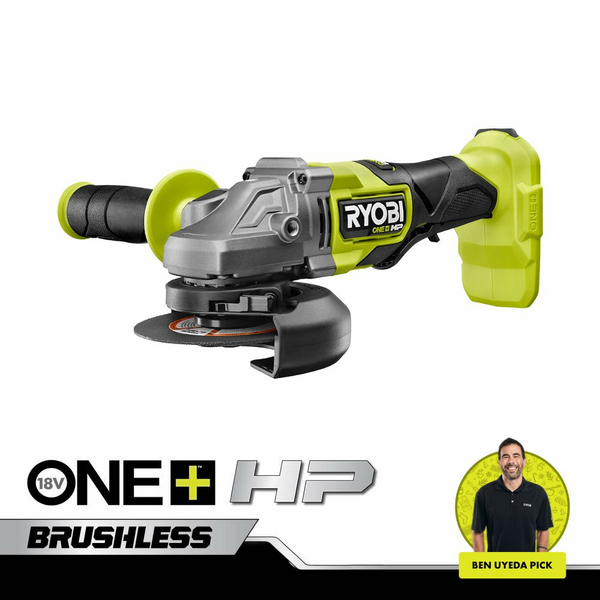 Product photo: 18V ONE+ HP Brushless 4-1/2" Angle Grinder/Cut-Off Tool