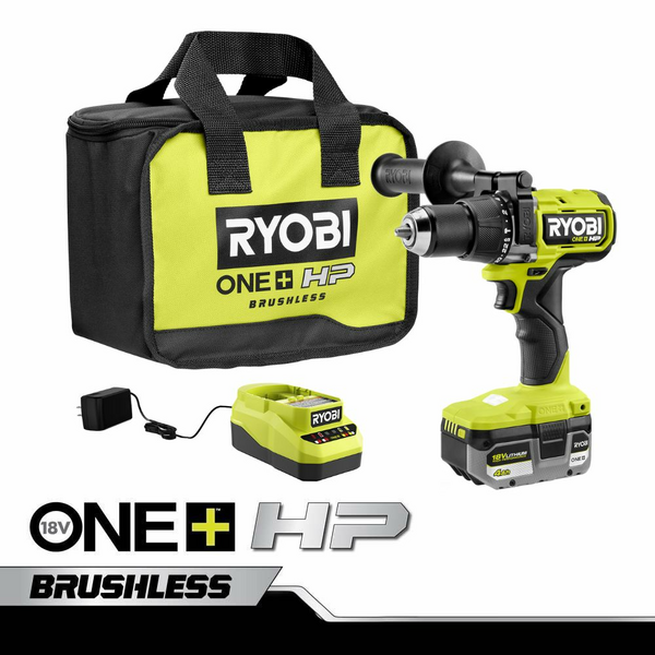 Product photo: 18V ONE+ HP Brushless 1/2" Hammer Drill Kit