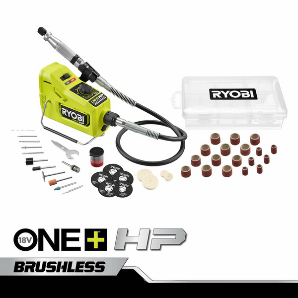 RYOBI PBLRT01B ONE+ HP 18V Brushless Cordless Rotary Tool (Tool