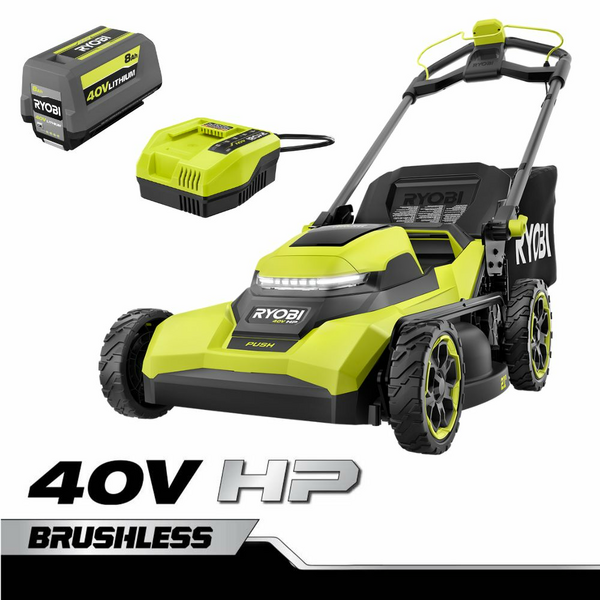 Product photo: 40V HP BRUSHLESS 21" PUSH MOWER KIT