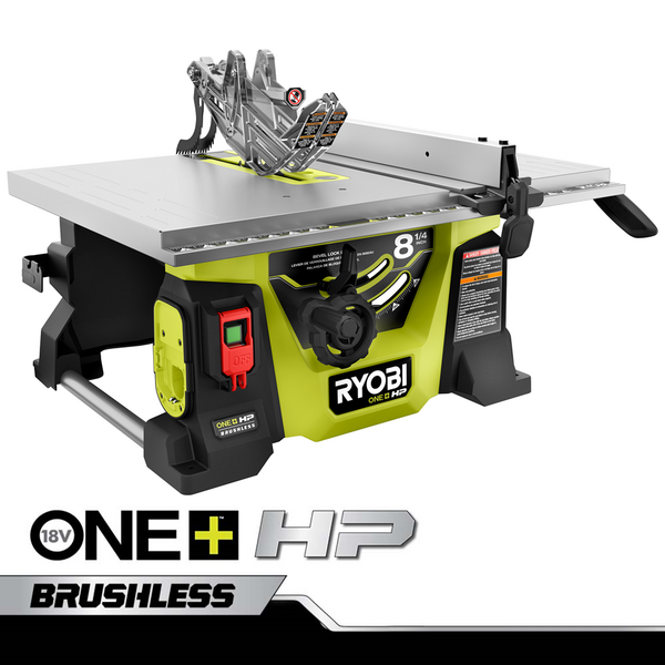 Product photo: 18V ONE+ HP BRUSHLESS 8-1/4" TABLE SAW