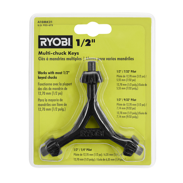 Product photo: RYOBI 1/2" MULTI-CHUCK KEY