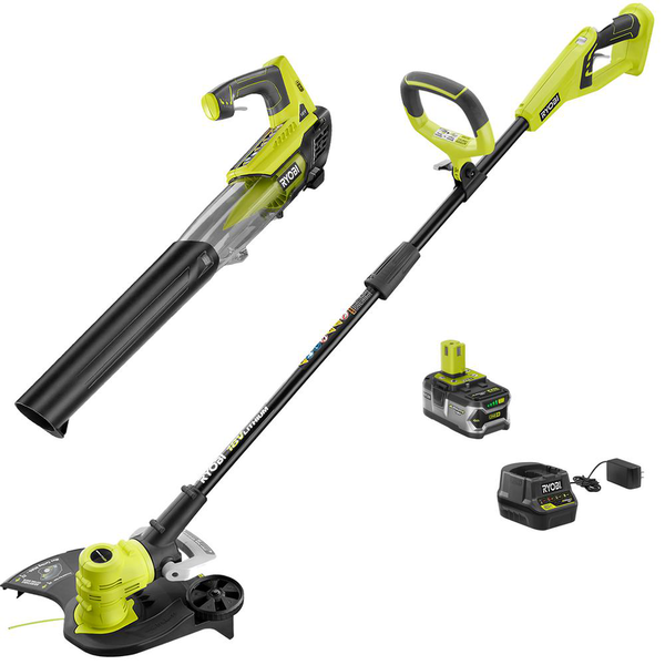 Product photo: 18V ONE+™ STRING TRIMMER, HEDGE TRIMMER AND BLOWER Kit