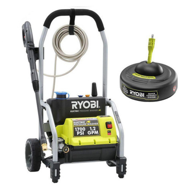 RYOBI Pressure Washer Water Broom Outdoor Cleaning For Deck Patio Driveway 11in 