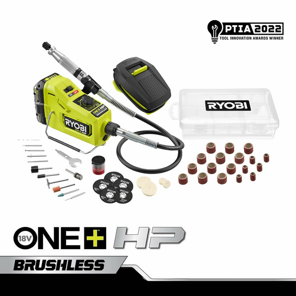Product photo: 18V ONE+ HP Brushless Cordless Rotary Tool Kit 