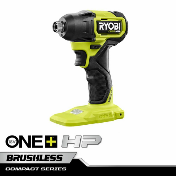Product photo: 18V ONE+ HP COMPACT BRUSHLESS 1/4" HEX IMPACT DRIVER
