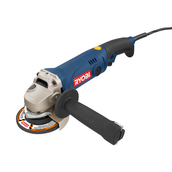 Product photo: 4 1/2" Angle Grinder with Rotating Rear Handle