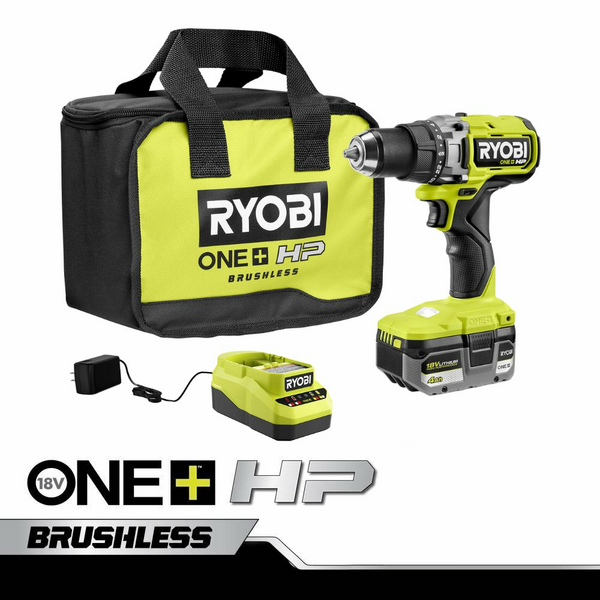 Product photo: 18V ONE+ HP Brushless 1/2" Drill/Driver Kit