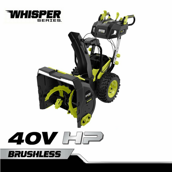 Product photo: 40V HP  Brushless Whisper Series 24" Two-Stage Snow Blower