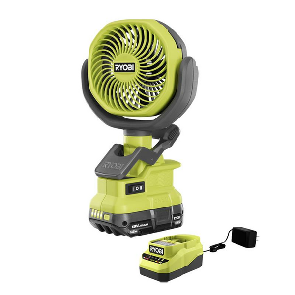 Product photo: 18V ONE+ 4" Clamp Fan Kit 
