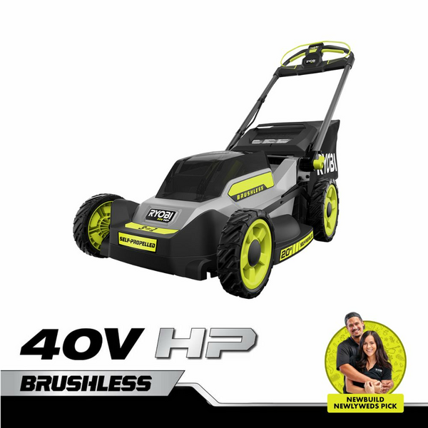 Product photo: 40V HP BRUSHLESS 20" SELF-PROPELLED LAWN MOWER