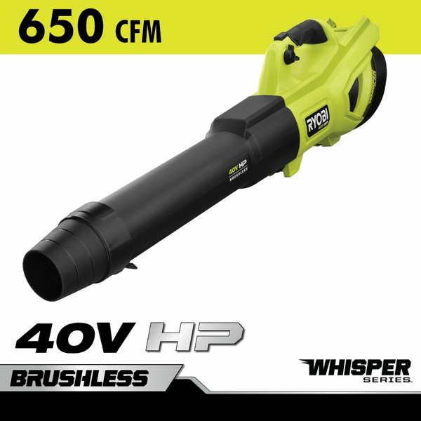 Product photo: 40V HP BRUSHLESS 650 CFM WHISPER SERIES BLOWER