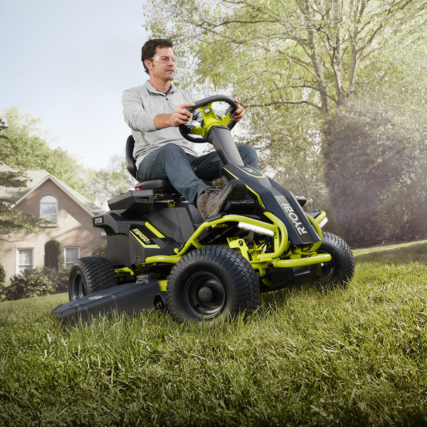 Product photo: 38" 75 AH Electric Riding Mower 