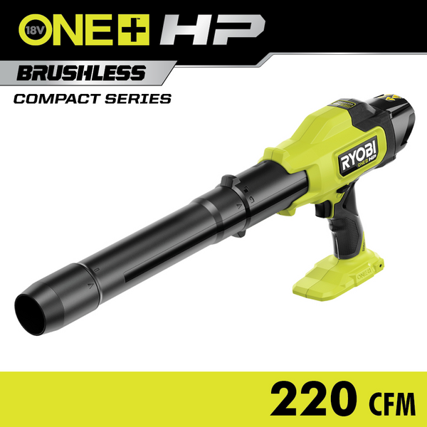 18V ONE HP COMPACT BRUSHLESS 220 CFM BLOWER KIT RYOBI Tools