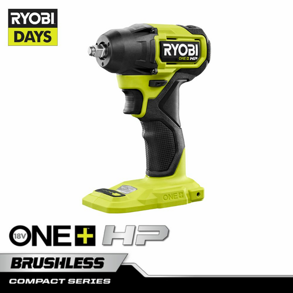 18V ONE+ HP Compact Brushless 4-Mode 3/8” Impact - RYOBI Tools