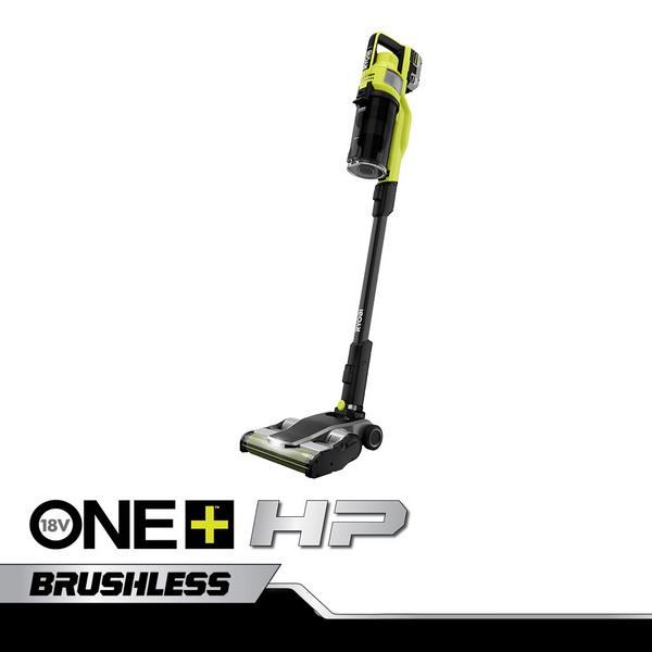 Product photo: 18V ONE+ HP CORDLESS PET STICK VAC KIT WITH DUAL-ROLLER BAR